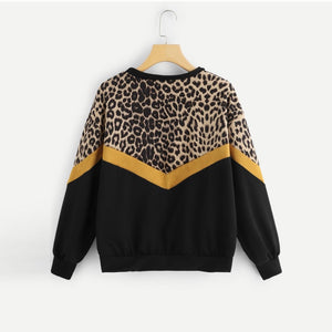 Leopard Print Sweatshirt