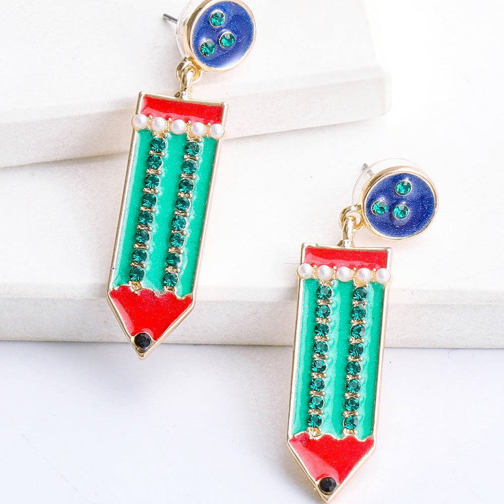 Pencil Me In Earrings