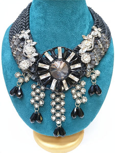 Crystals & Flowers  Necklace