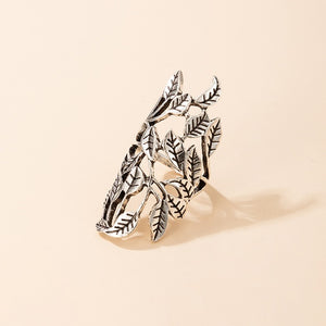 Vintage  Leaf Ring