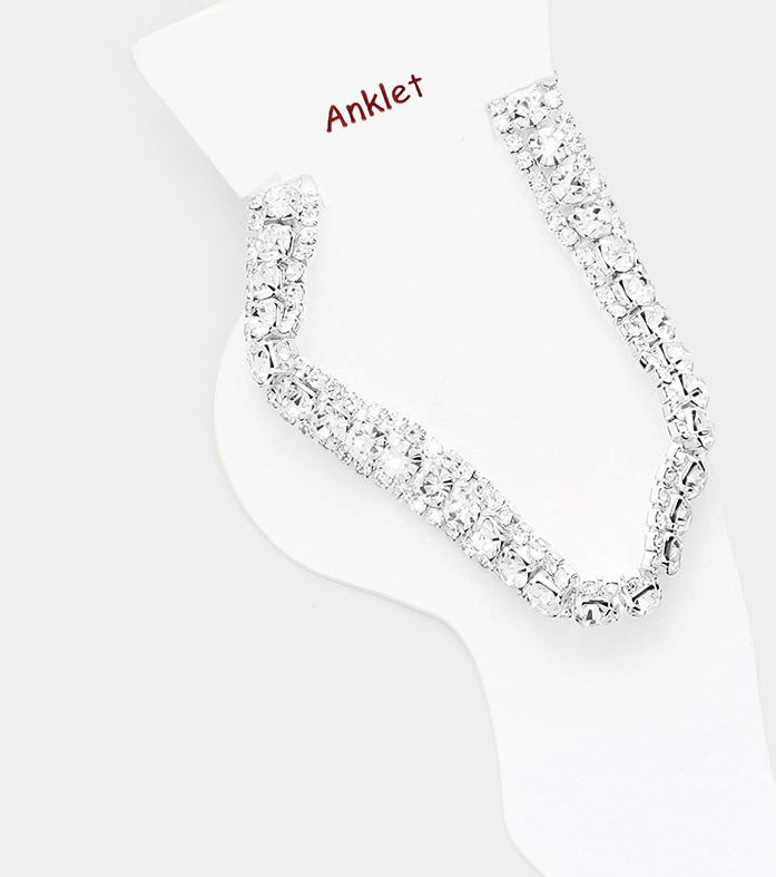 Rhinestone Anklet