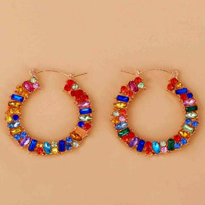 Small Gem Hoops