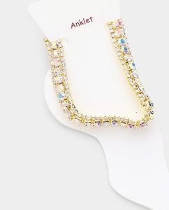 Rhinestone Anklet