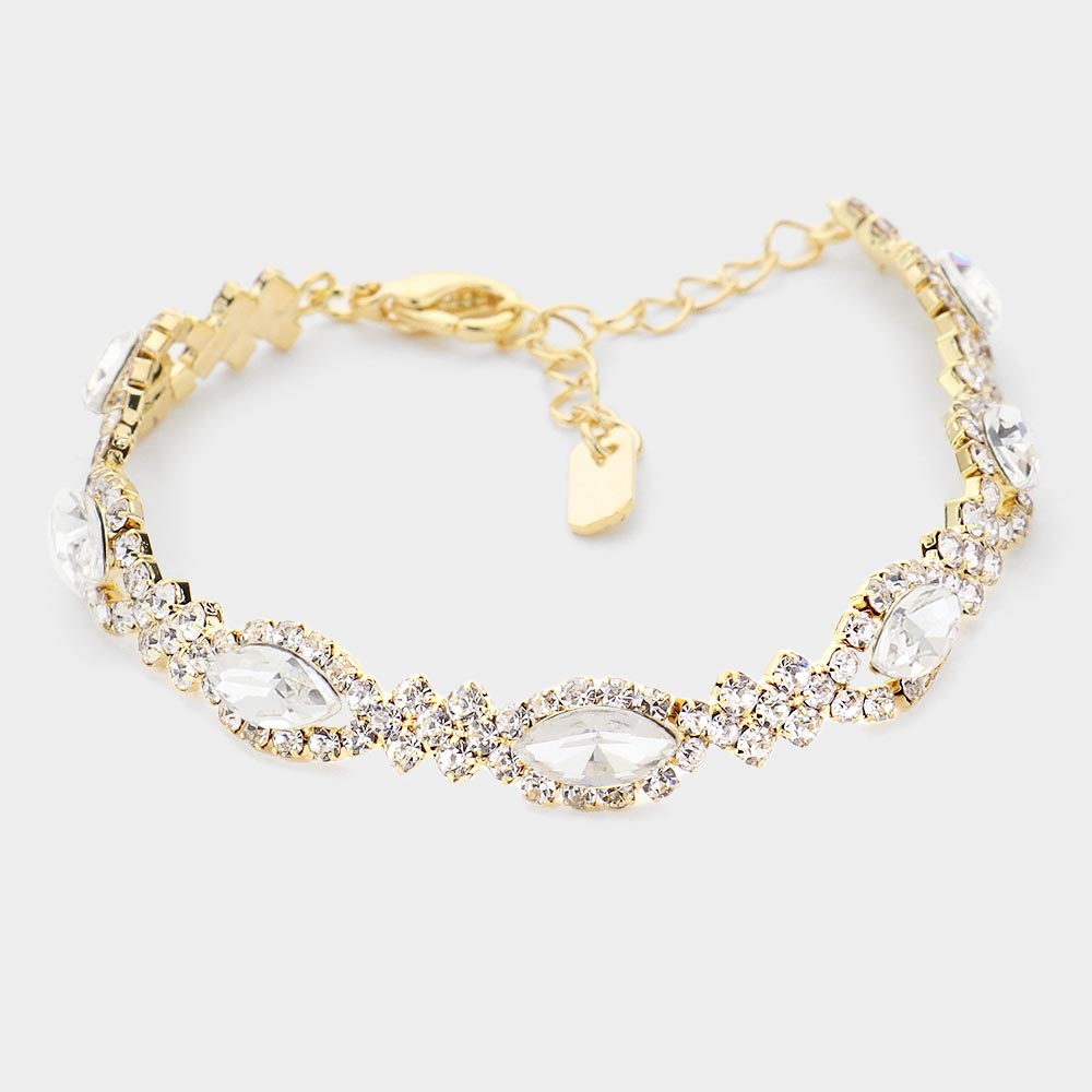 Marquise Stone Bracelet