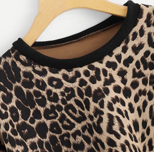 Leopard Print Sweatshirt