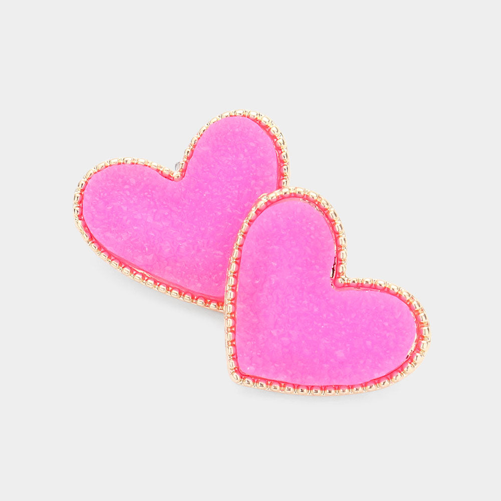 Heart Studs