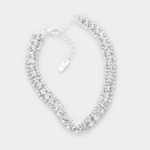 Rhinestone Anklet