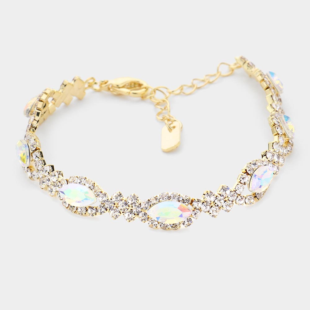 Marquise Stone Bracelet