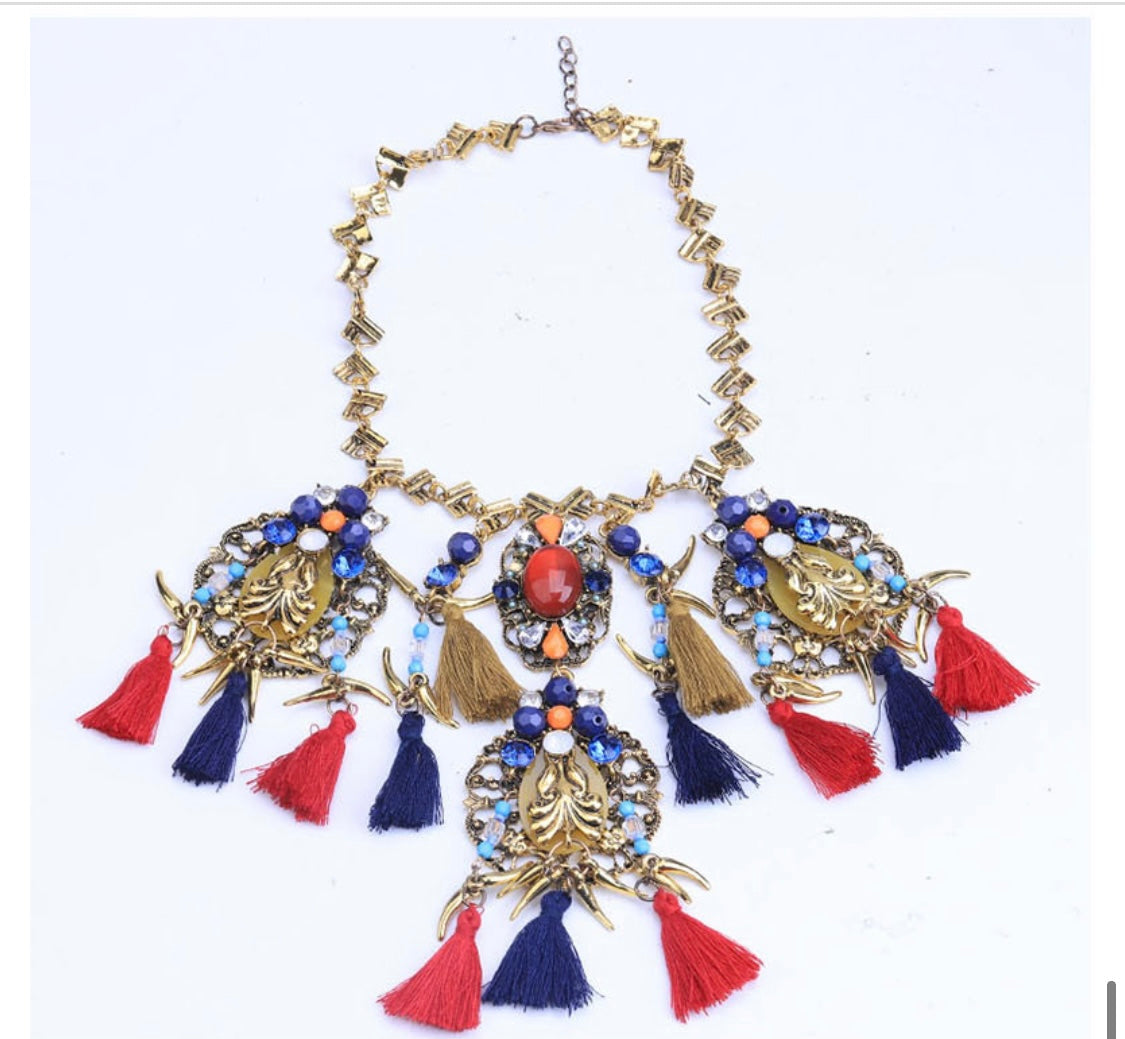 Vintage  Tassel Necklace