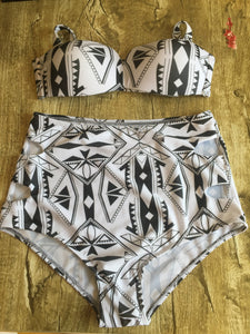 Aztec 2 piece bathing suit