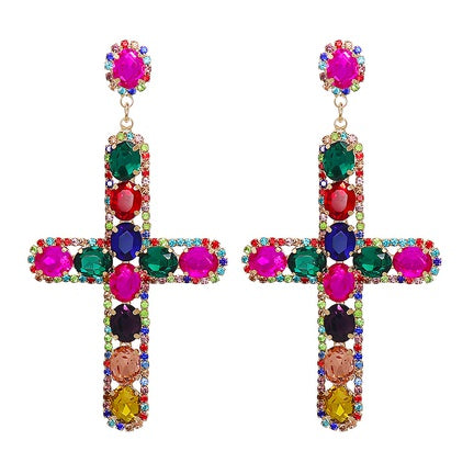 Carmin Cross Earrings