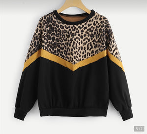 Leopard Print Sweatshirt