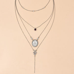 Vintage Multilayer Glam Necklace